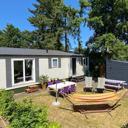 Ruim En Modern Chalet In De Veluwse Bossen Putten Eksteriør bilde