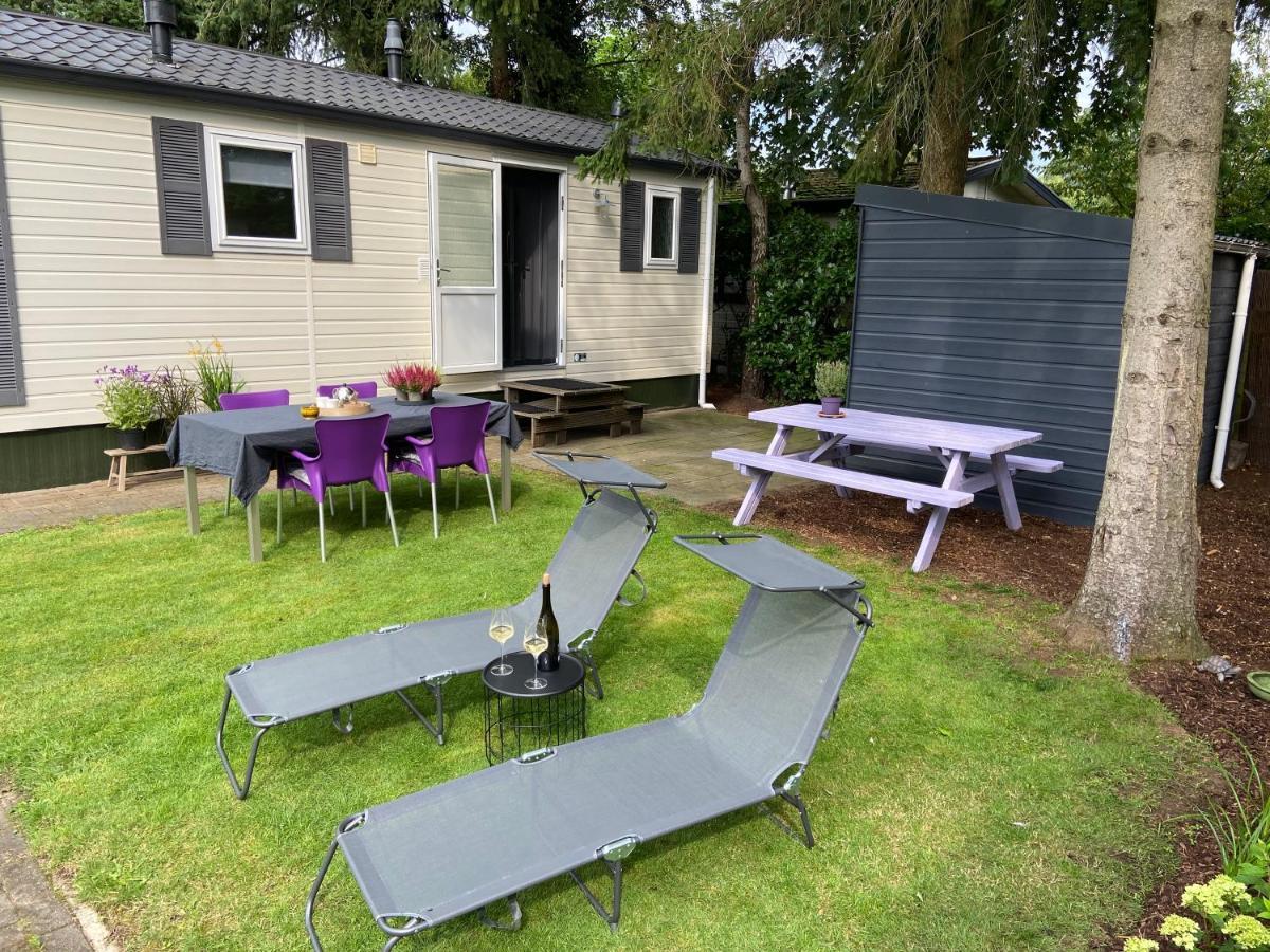 Ruim En Modern Chalet In De Veluwse Bossen Putten Eksteriør bilde